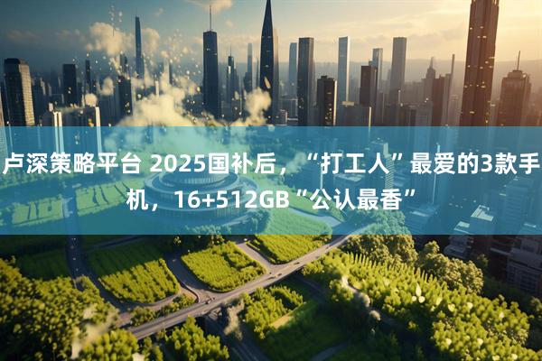 卢深策略平台 2025国补后，“打工人”最爱的3款手机，16+512GB“公认最香”